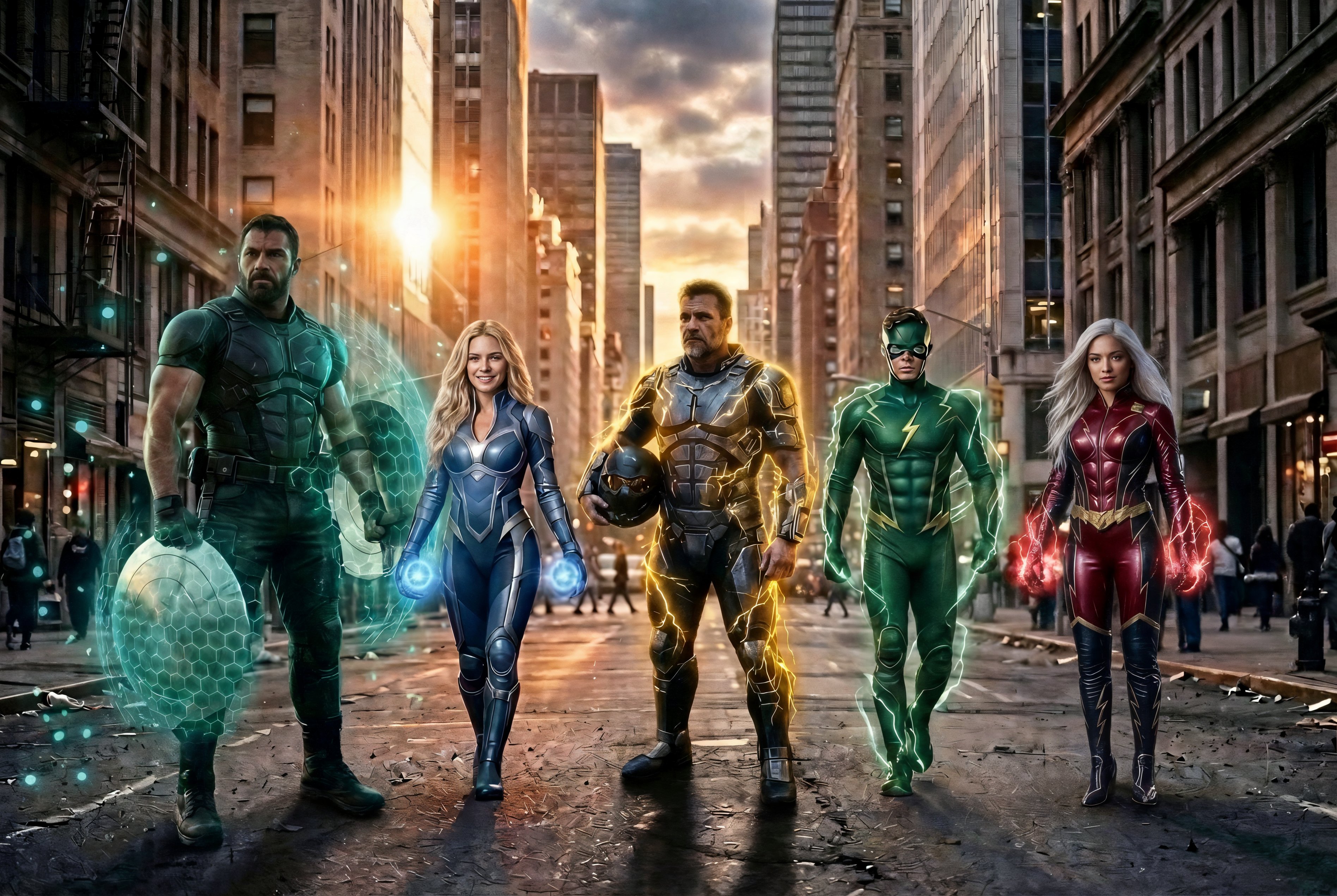The HeroBotsAi hero squad